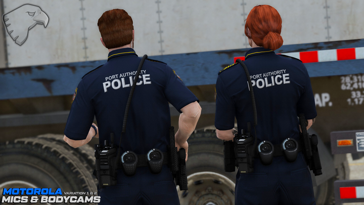 Motorola XVE500 Mikrofone und V300 Bodycams