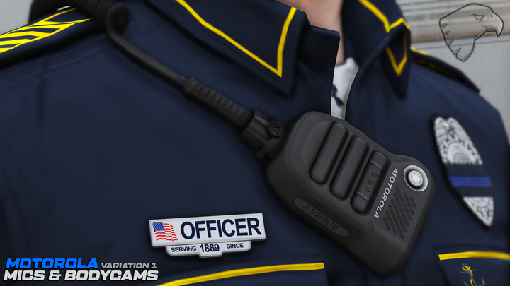 Motorola XVE500 Mikrofone und V300 Bodycams