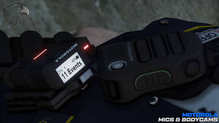 Motorola XVE500 Mikrofone und V300 Bodycams