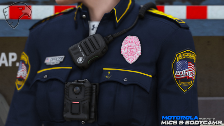 Motorola XVE500 Mikrofone und V300 Bodycams