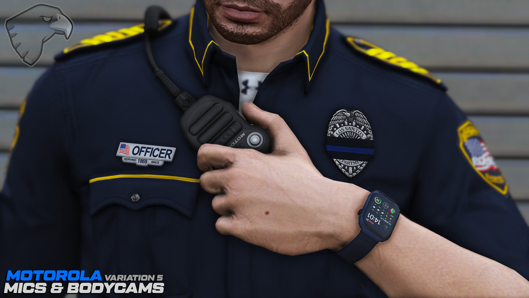 Motorola XVE500 Mikrofone und V300 Bodycams