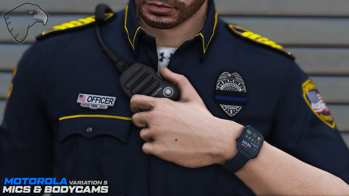 Motorola XVE500 Mikrofone und V300 Bodycams