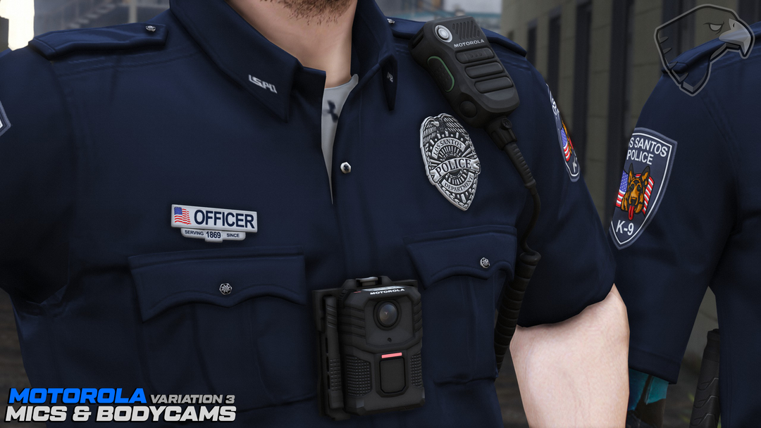 Motorola XVE500 Mikrofone und V300 Bodycams