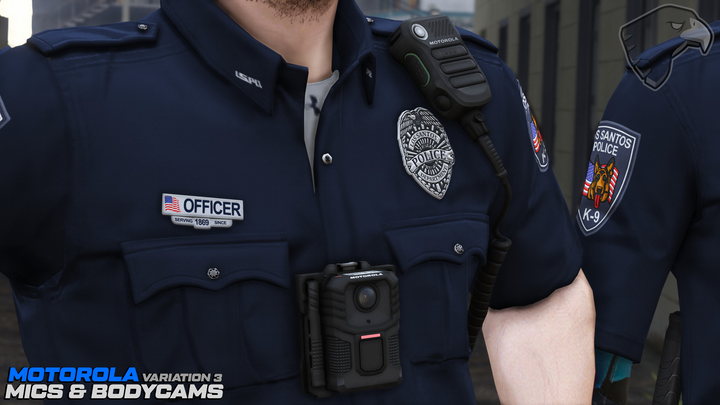 Motorola XVE500 Mikrofone und V300 Bodycams