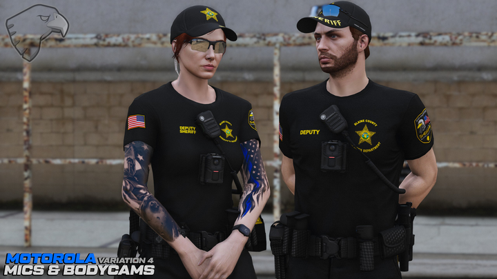 Motorola XVE500 Mikrofone und V300 Bodycams