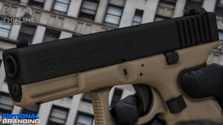 Glock 19 Gen 4 &amp; Safariland 7378 7TS ALS Holster 
