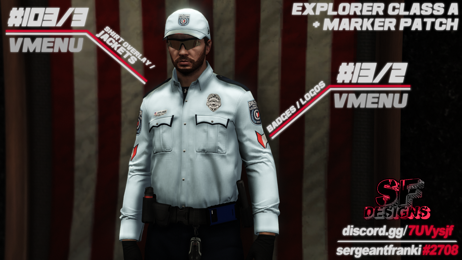 Lspd Patch Ranks LSPD-Uniformpaket – ThinLineSanctuary