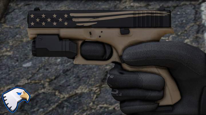 Glock 19 Gen 4 &amp; Safariland 7378 7TS ALS Holster 