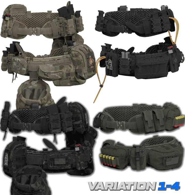 Kampfgürtel- und Holsterpaket