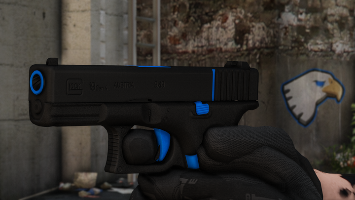 Glock 19 Gen 4 &amp; Safariland 7378 7TS ALS Holster 