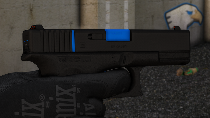 Glock 19 Gen 4 &amp; Safariland 7378 7TS ALS Holster 