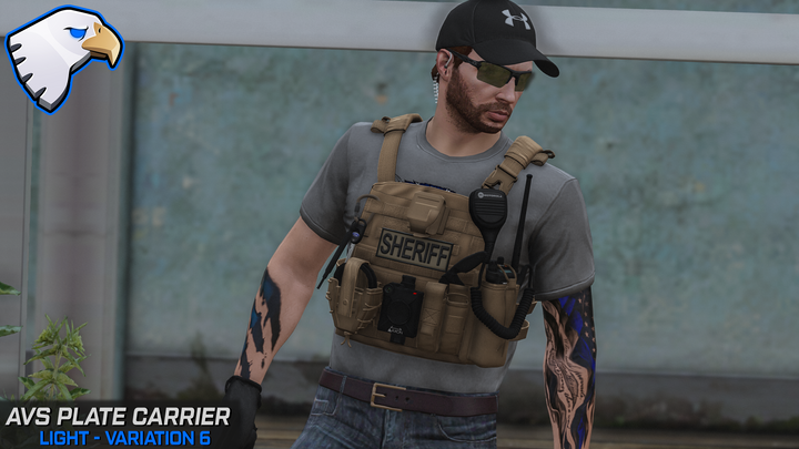 Support de plaque Crye AVS