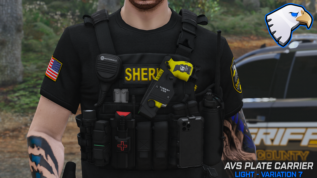 Support de plaque Crye AVS