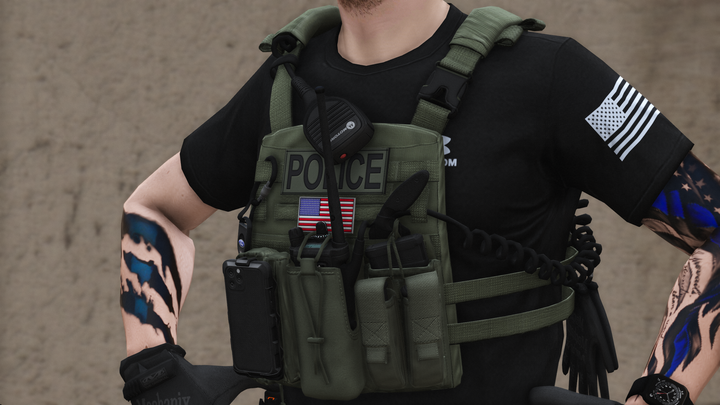 Support de plaque Crye AVS