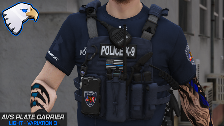 Support de plaque Crye AVS
