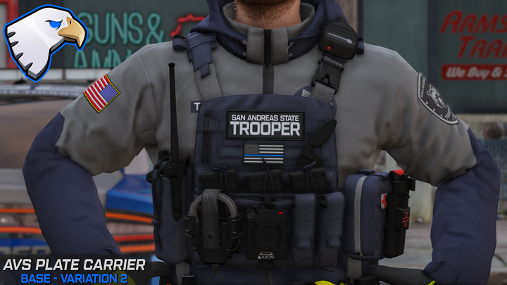 Support de plaque Crye AVS